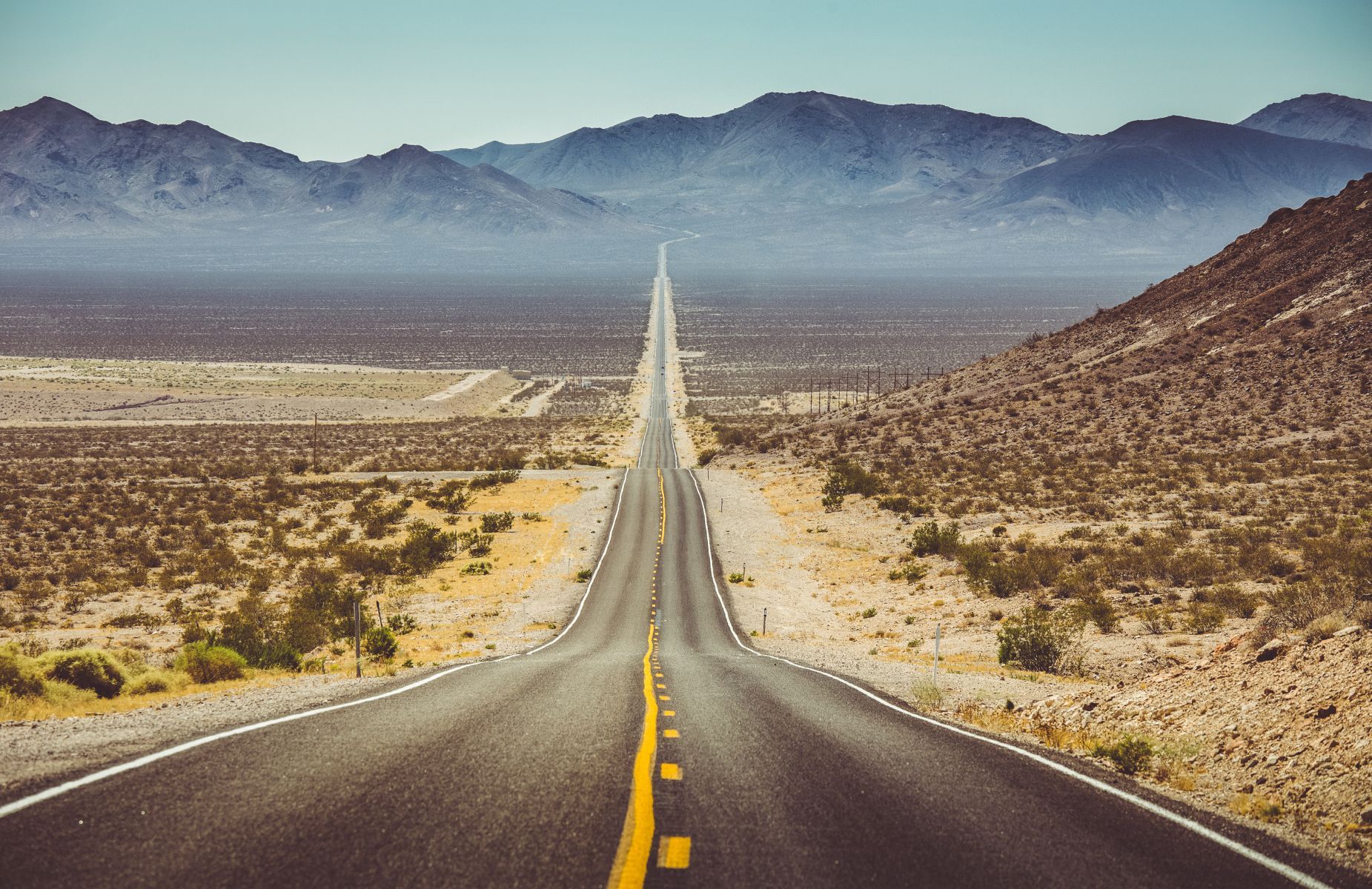 Straße im Westen der USA Bild 1